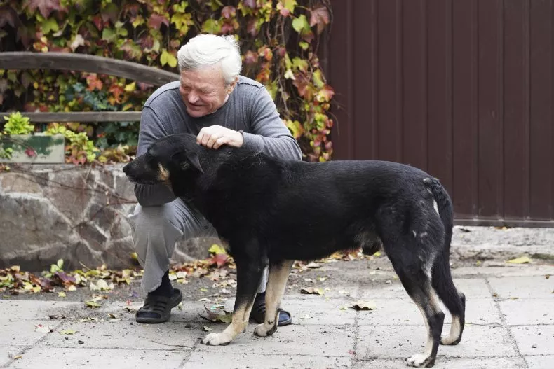 Bonding with Grandpa: Former Shelter Dog Overcomes Fear in Heartwarming Video